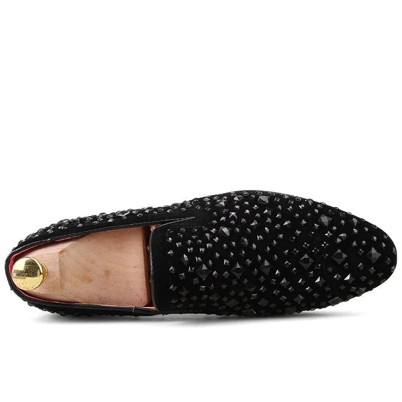 Mocassim Masculino Orion com Lantejoulas