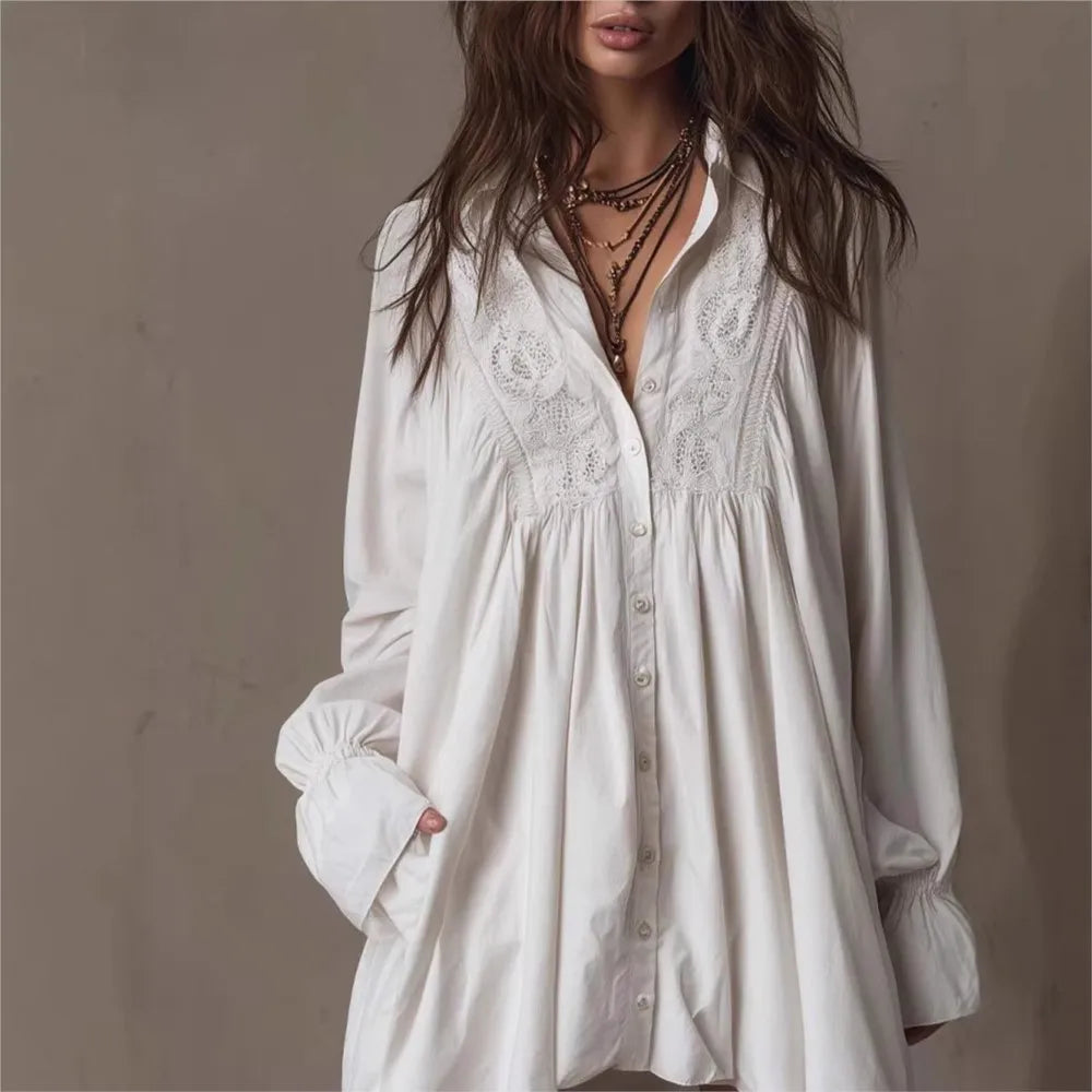 Vestido Feminino Mangas de Sino by Loja Bruna Modas