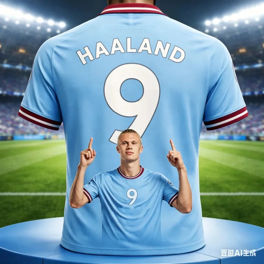 Camisa Masculina Esportiva T-Shirt Estampa 3D Haaland