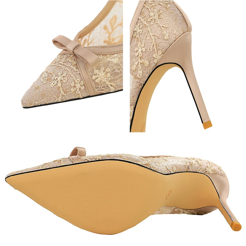 Sapato Social Feminino Salto Alto 9,5cm LaceDream™