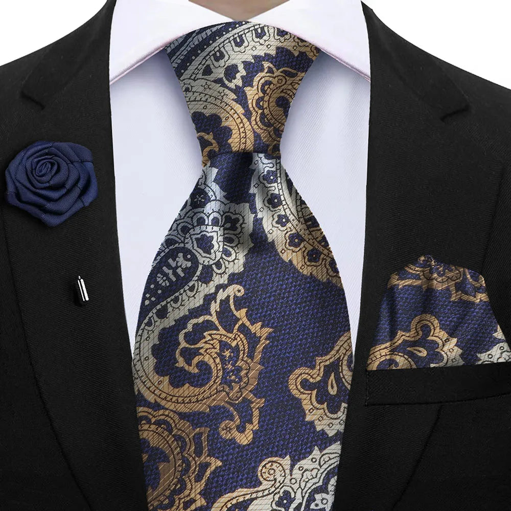 Gravata Masculina Floral