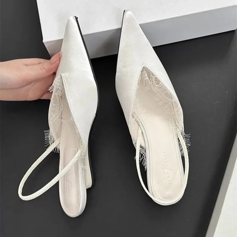 Sandália Mule Feminina Rasterira