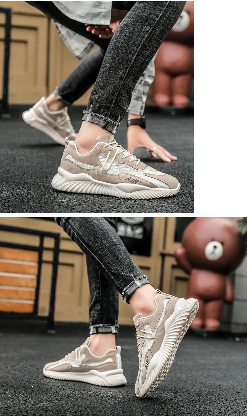 Tênis Casual Masculino de Malha Respirável