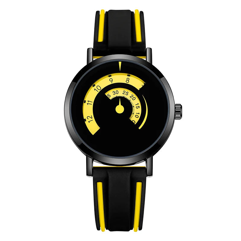 Relógio Masculino Casual com Design Criativo
