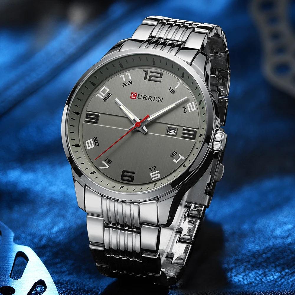 Relógio Masculino de Luxo Imperium Steel Chrono