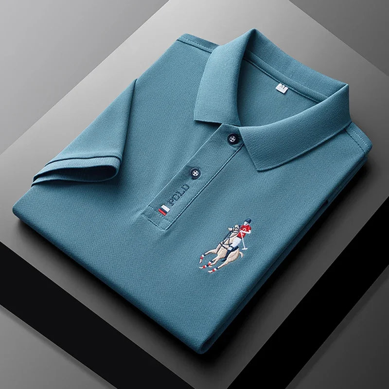 Camisa Polo Masculina Bordada Solvaré