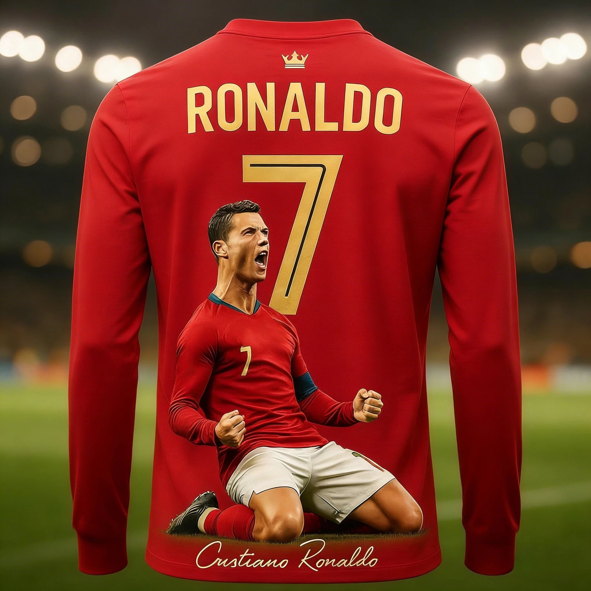 Camisa Masculina Esportiva Comemorativa do Cristiano Ronaldo