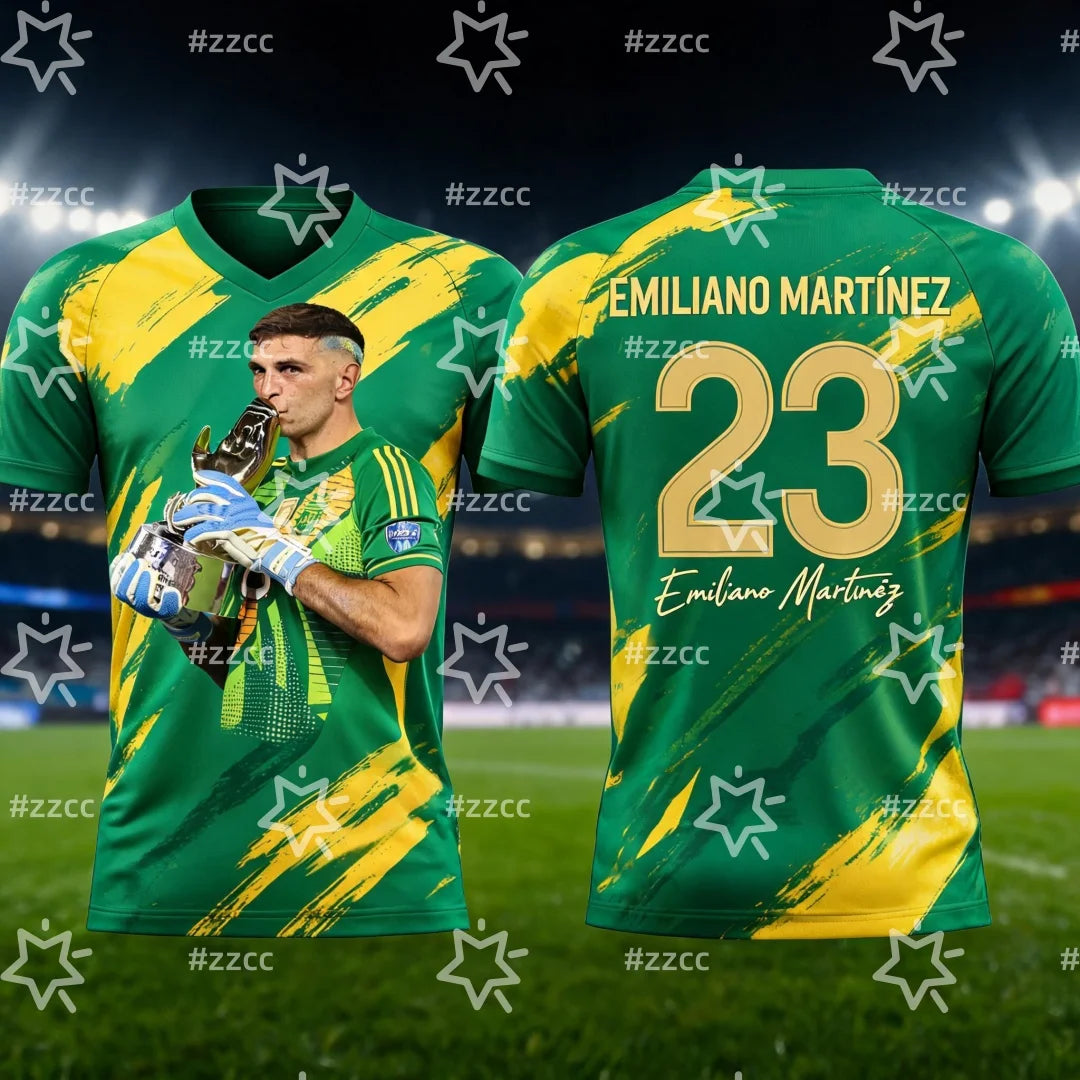 Camisa Masculina Esportiva T-Shirt Superestrela Emiliano Martínez 23 