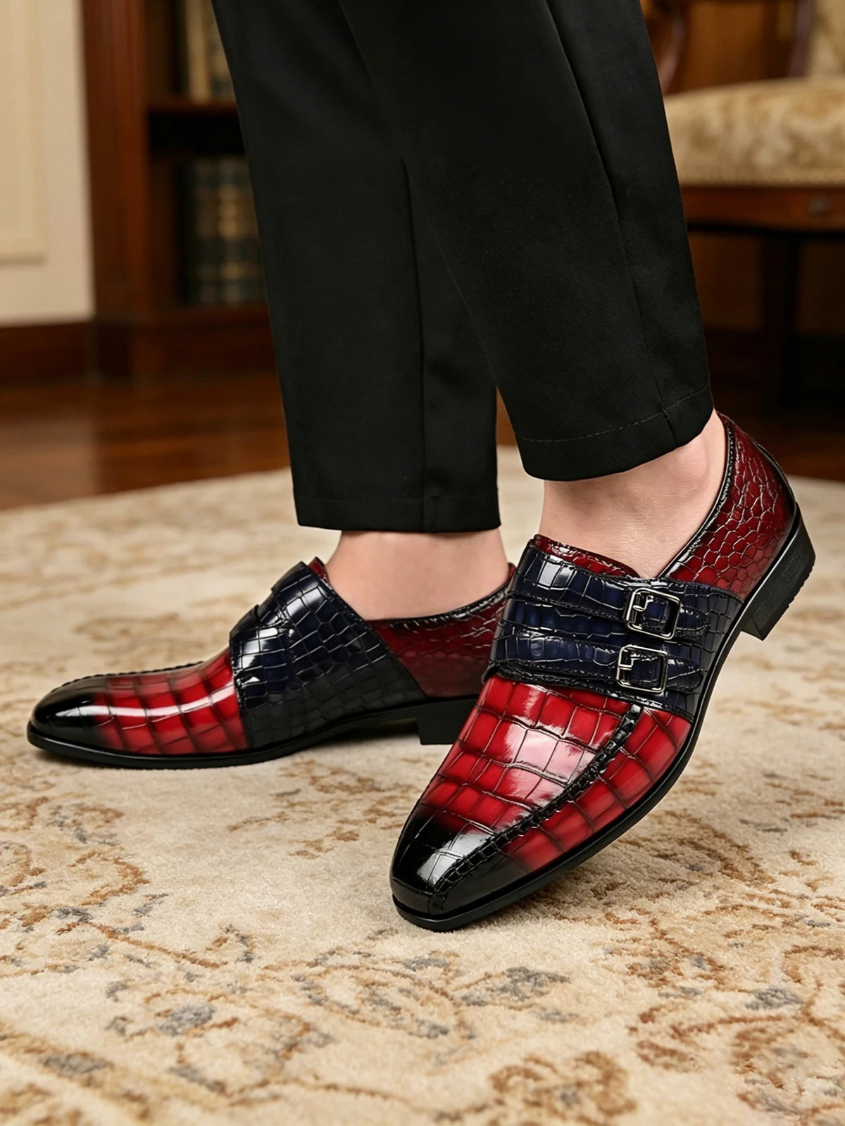 Sapato Masculino Casual Xadrez Redgrove