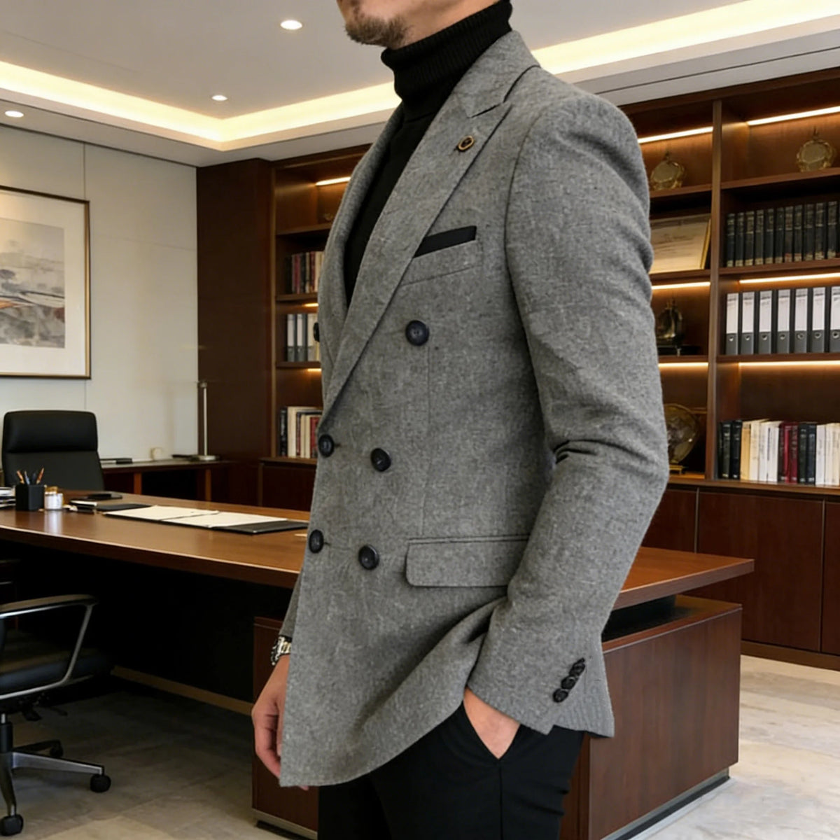 Blazer Masculino Transpassado Norfield