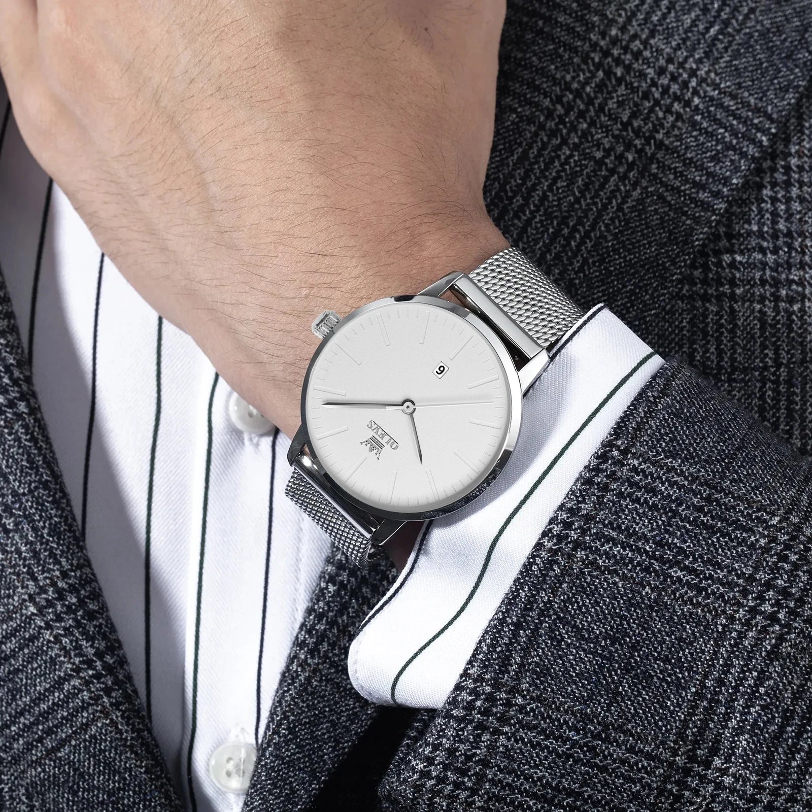 Relógio Masculino Ultra Fino de Quartzo by Loja Bruna Modas