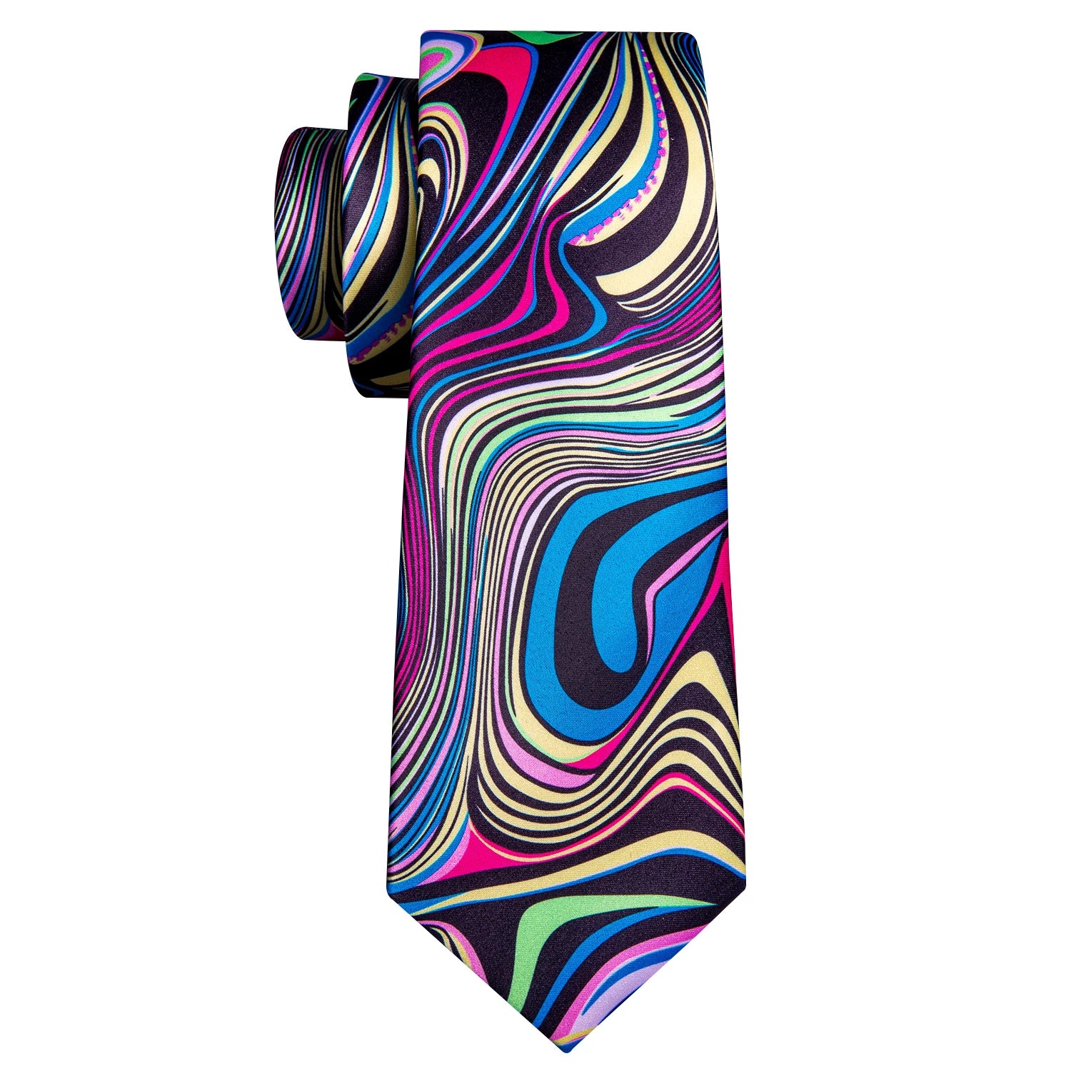 Gravata Masculina Social Elegante com Lenço e Abotoaduras