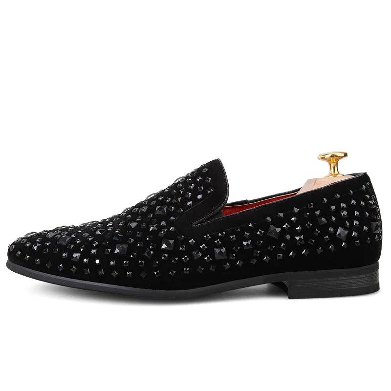 Mocassim Masculino Orion com Lantejoulas