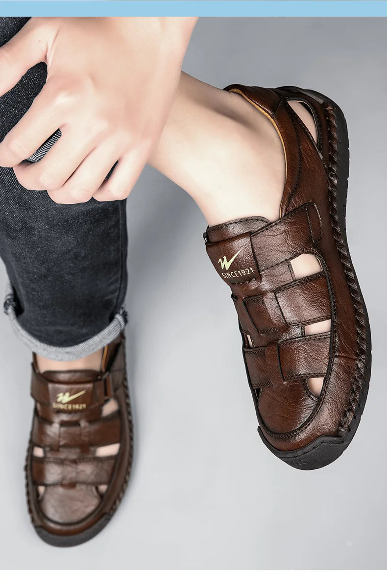 Sandália Masculina Bico Fechado Portavaro