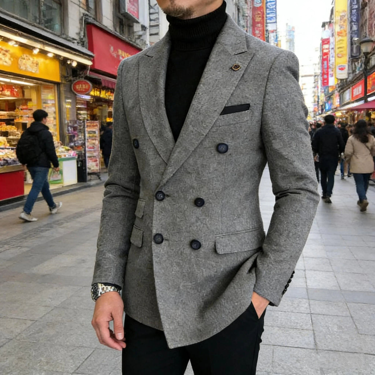 Blazer Masculino Transpassado Norfield