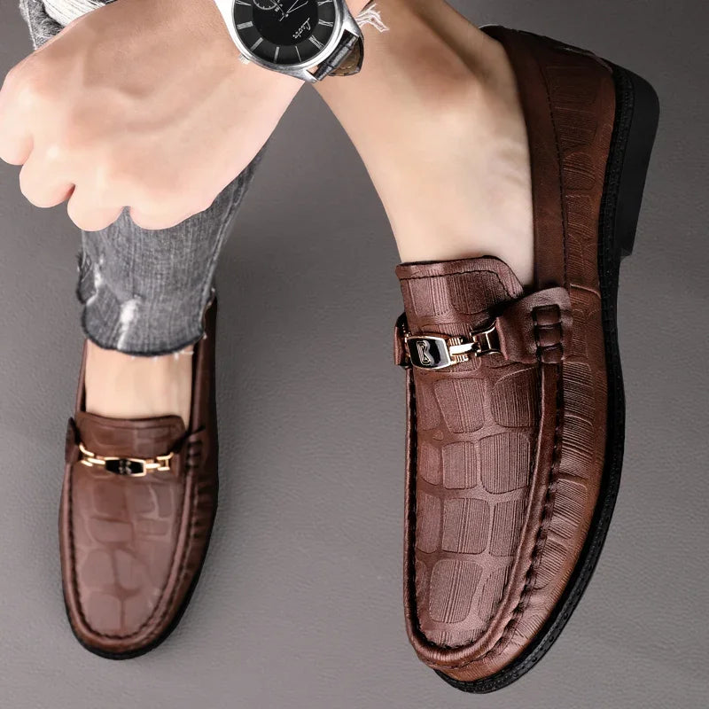 Mocassim Masculino Casual Lorenzo em Couro