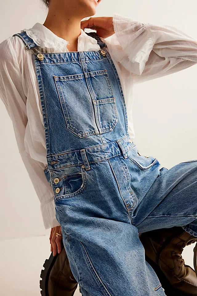 Macacão Feminino Jeans Vintage Bravena