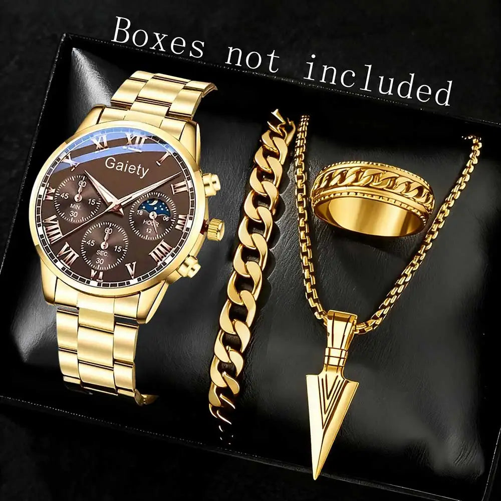 Conjunto de Jóias Masculino Clássico