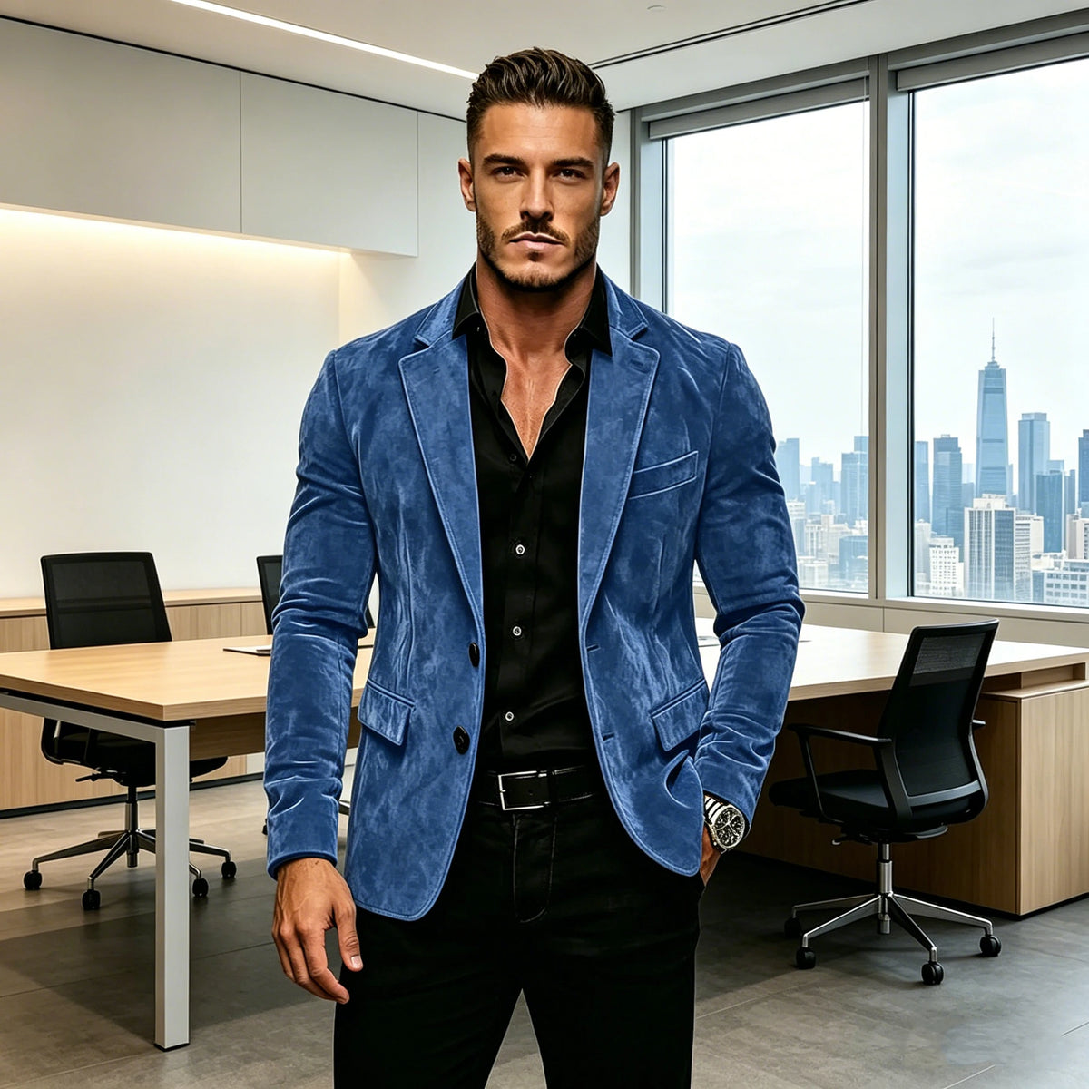 Blazer Masculino Slim Rivermark