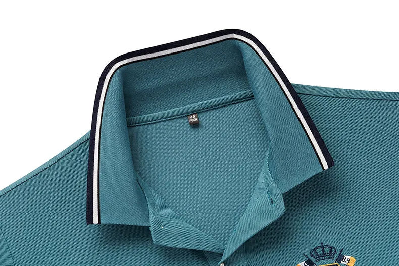 Camisa Polo Masculina Manga Comprida
