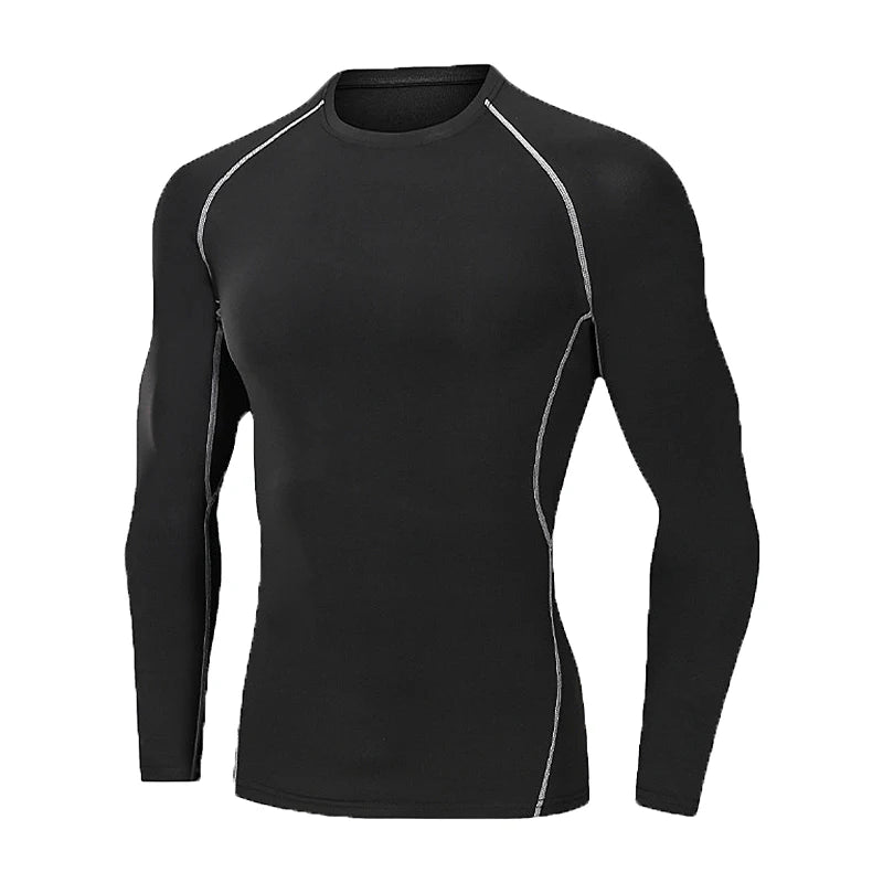 Conjunto Masculino Fitness Calça e Camisa Manga Longa Secagem Rápida