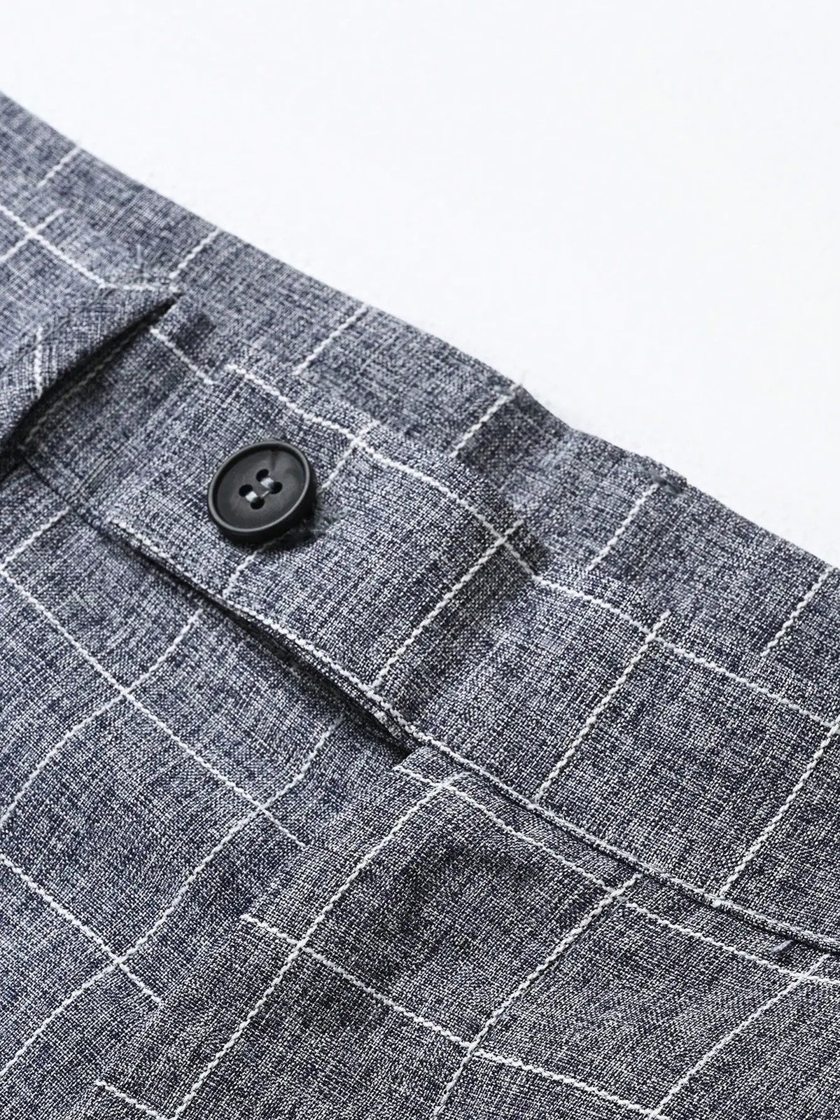 Conjunto Masculino de Colete e Calça Xadrez Magnate
