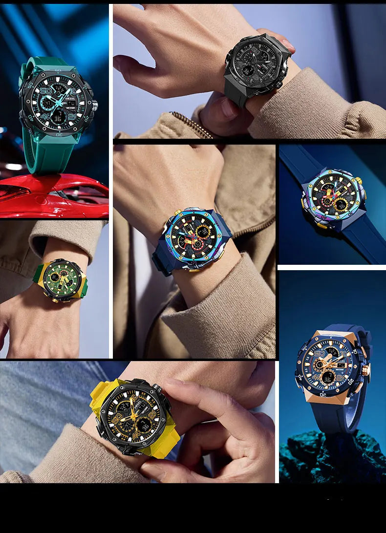 Relógio de Pulso Masculino Esportivo de Quartzo