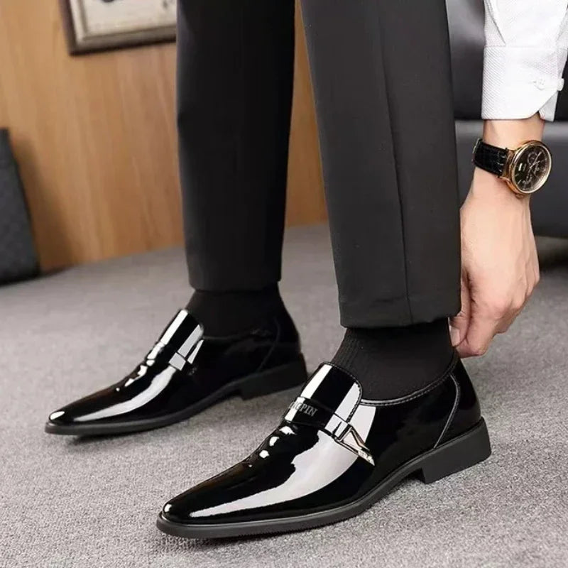Sapato Social Masculino Oxford Brilhante
