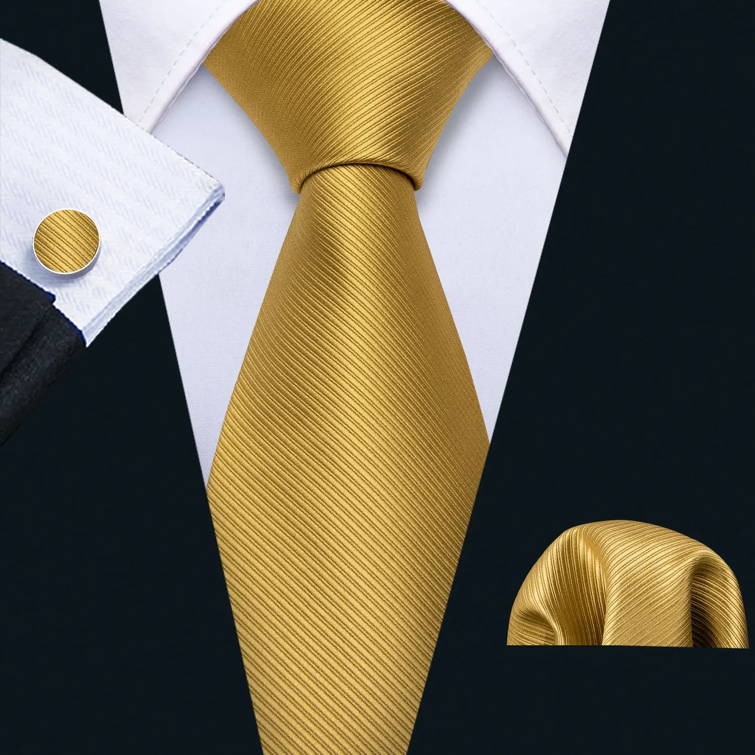 Gravata Masculina Clássico Social com Acessórios