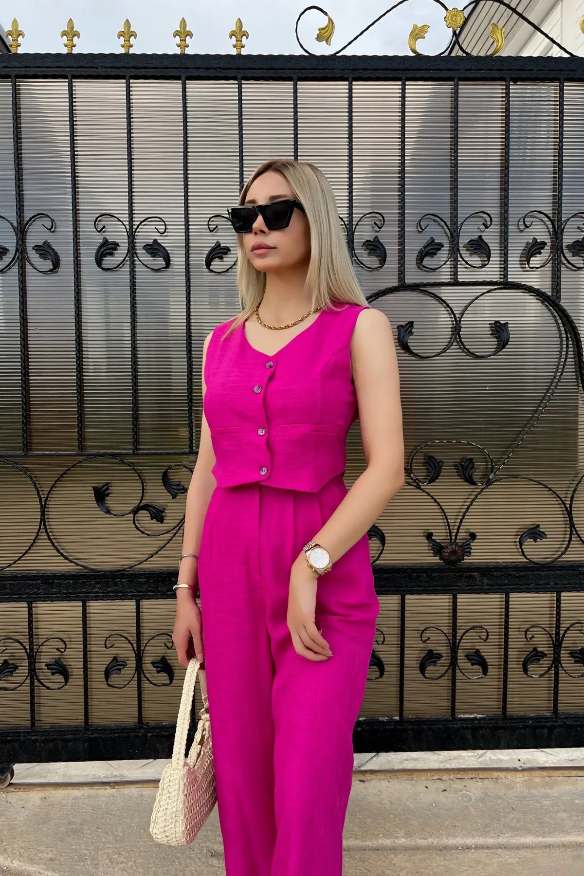 Conjunto Feminino Calça e Blusa Marise