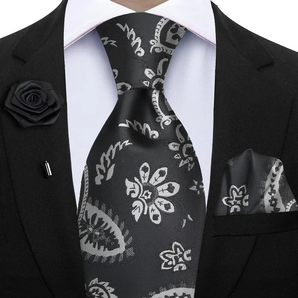 Gravata Masculina Floral