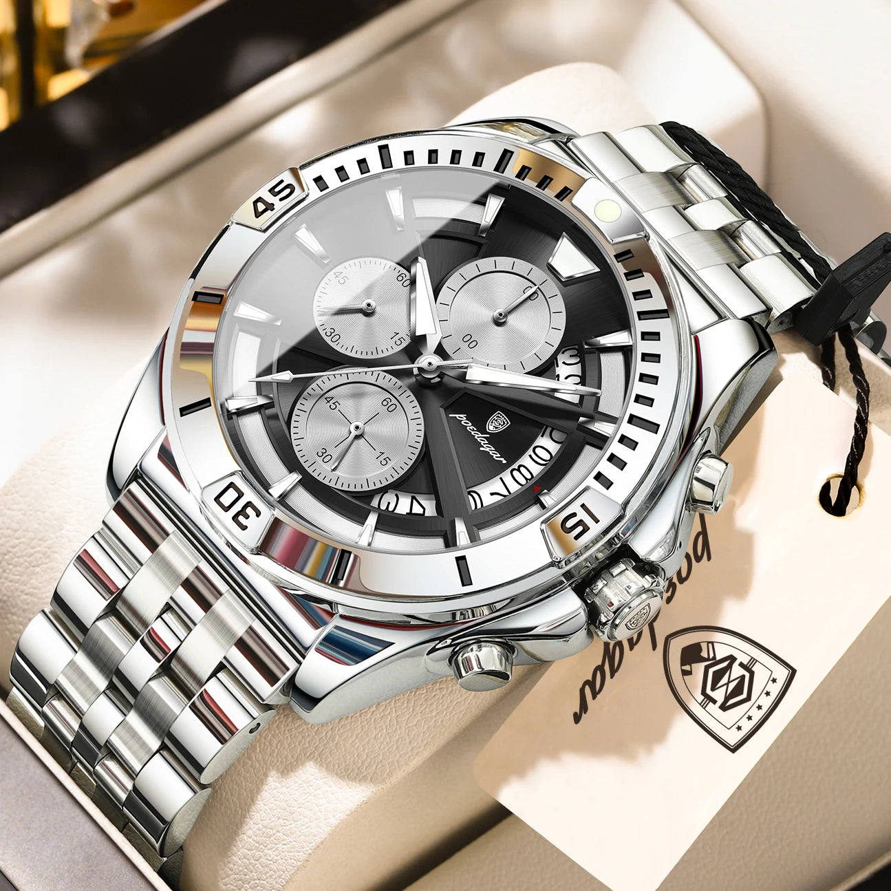 Relógio Masculino Esportivo Steelcrest Chrono