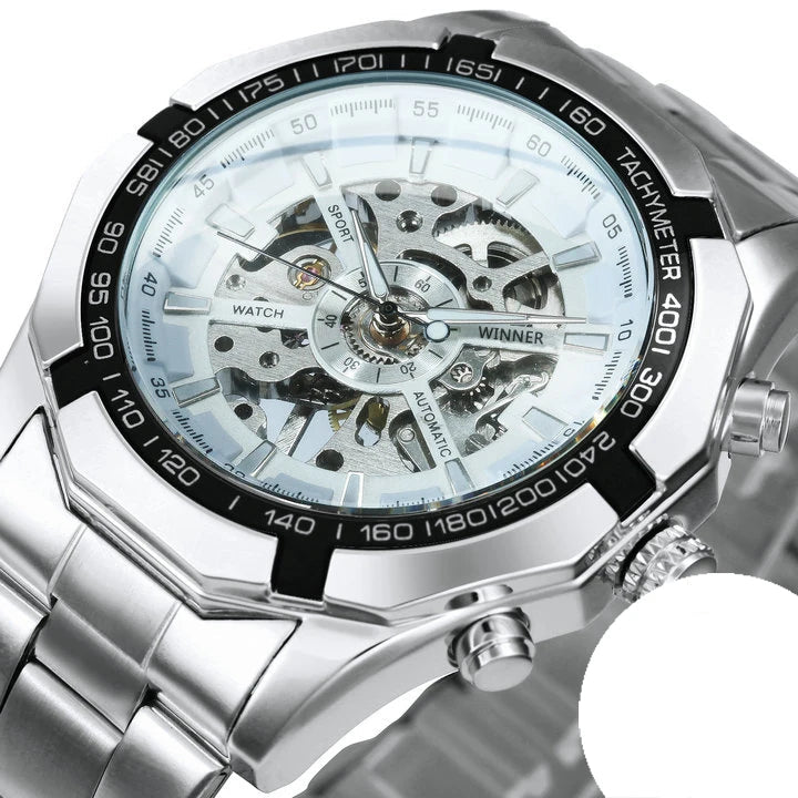 Relógio Masculino Skeleton Gearline