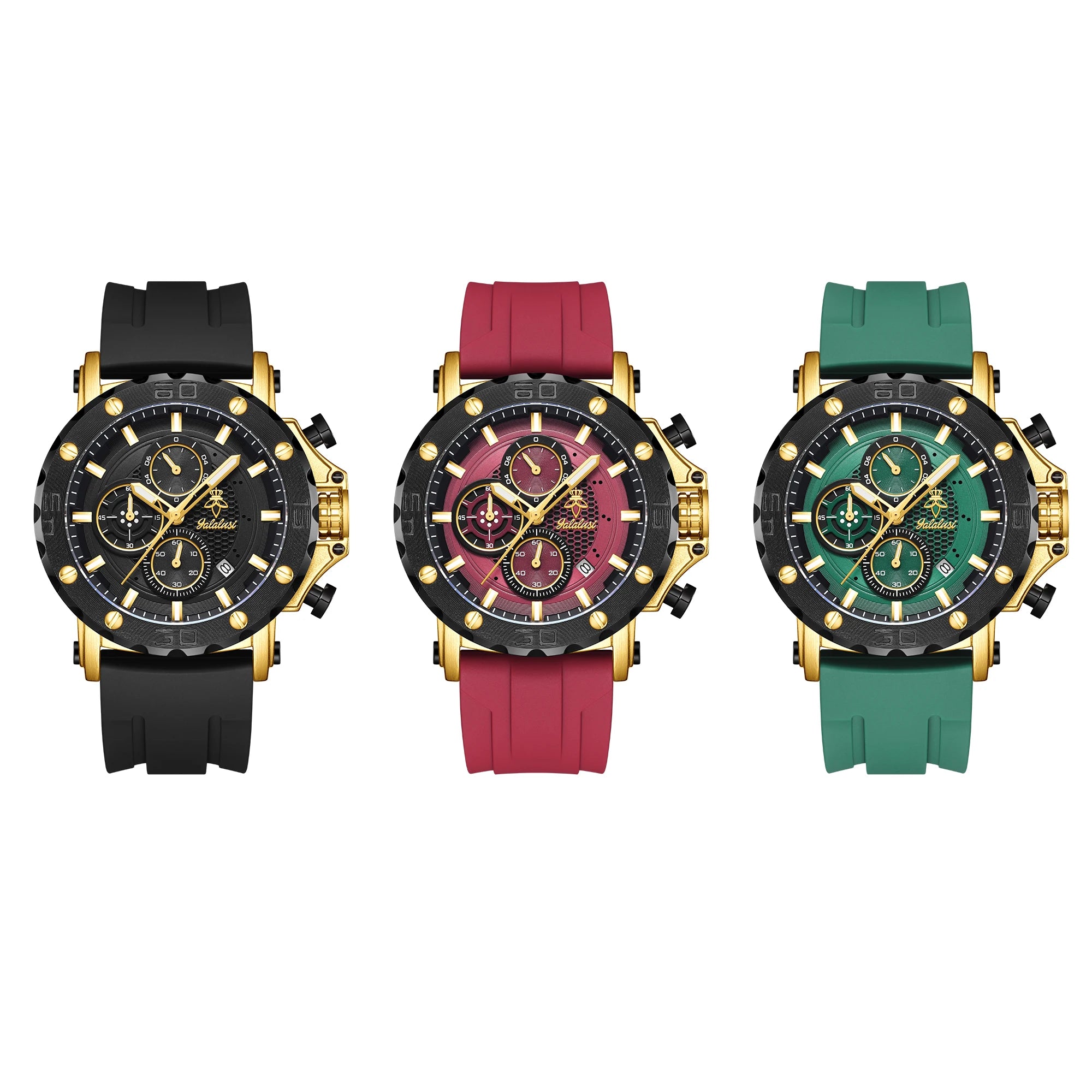 Relógio Masculino Multifuncional de Quartzo TimeLord™