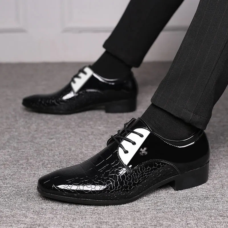 Sapato Social Masculino Preto de Luxo by Loja Bruna Modas