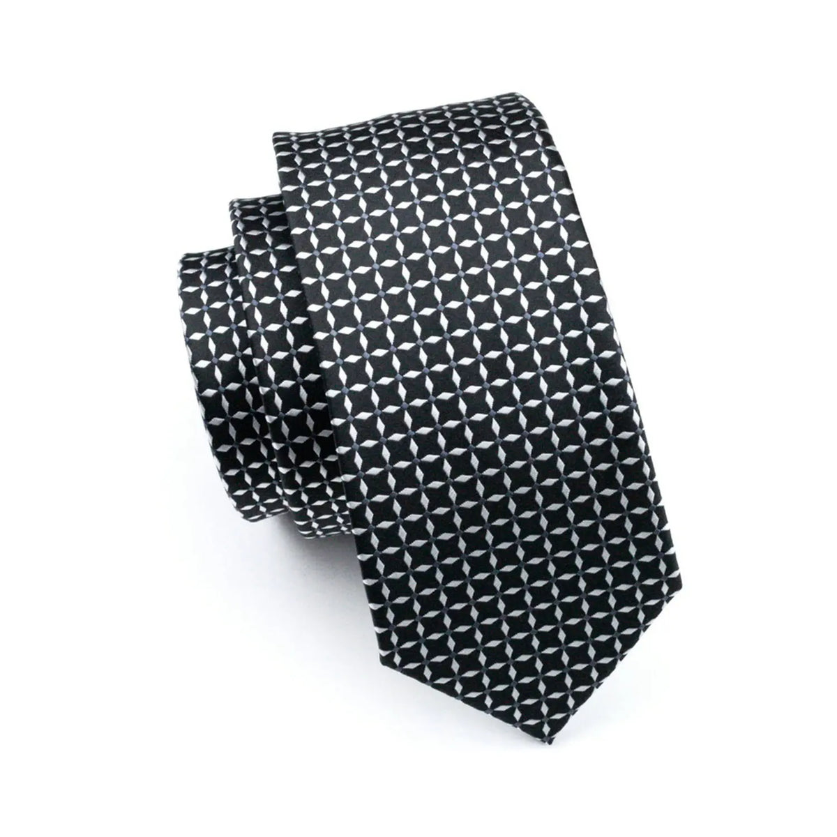 Gravata Masculina Xadrez com Lenço de Bolso