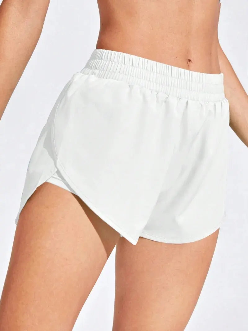 Short De Yoga Feminino Elásticos Para Corrida E Treino