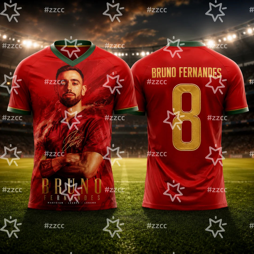 Camisa Masculina Esportiva Superestrela Bruno Fernandes