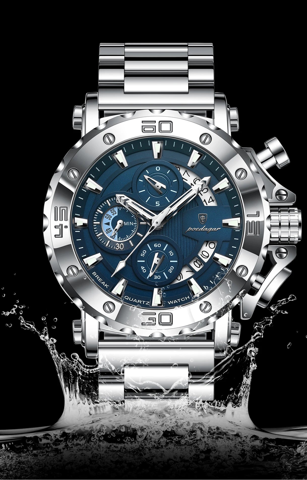 Relógio Masculino Esportivo Halo Chrono