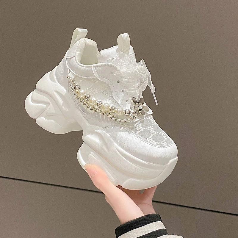 Tênis Feminino Valora em Malha com Plataforma de 7 cm