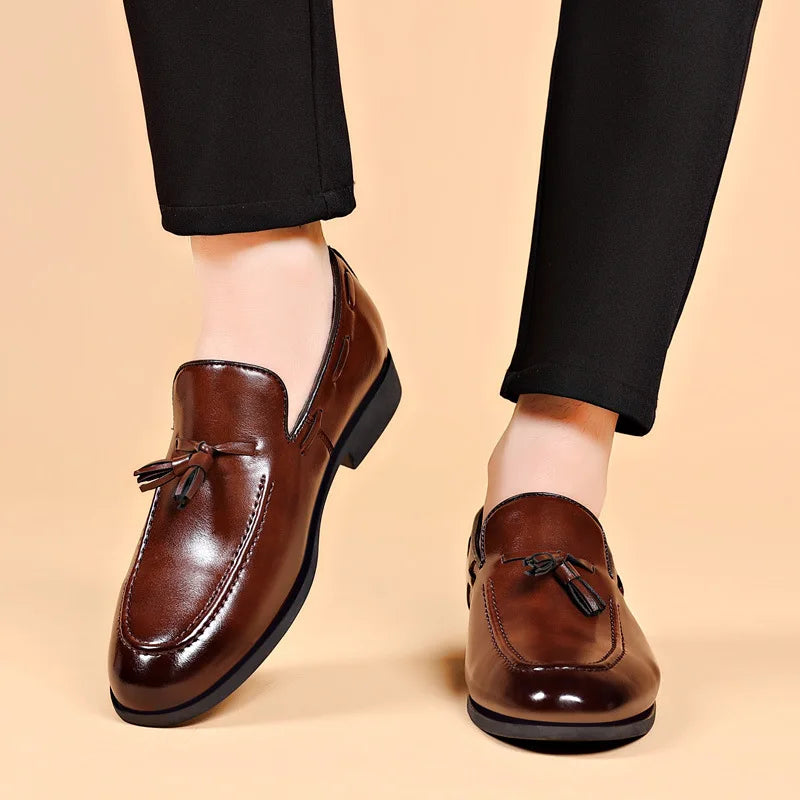 Sapato Social Masculino Slip-ON Feito a Mão by Loja Bruna Modas
