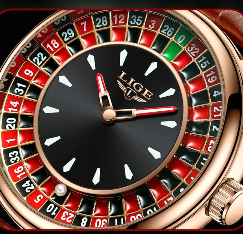 Relógio de Luxo Masculino Roleta Royal Spin™