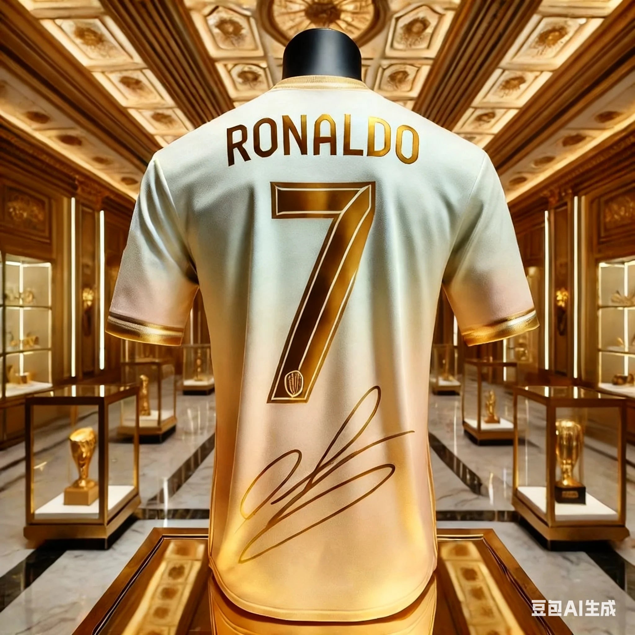 Camisa Masculina Esportiva com Estampa 3D Cristiano Ronaldo