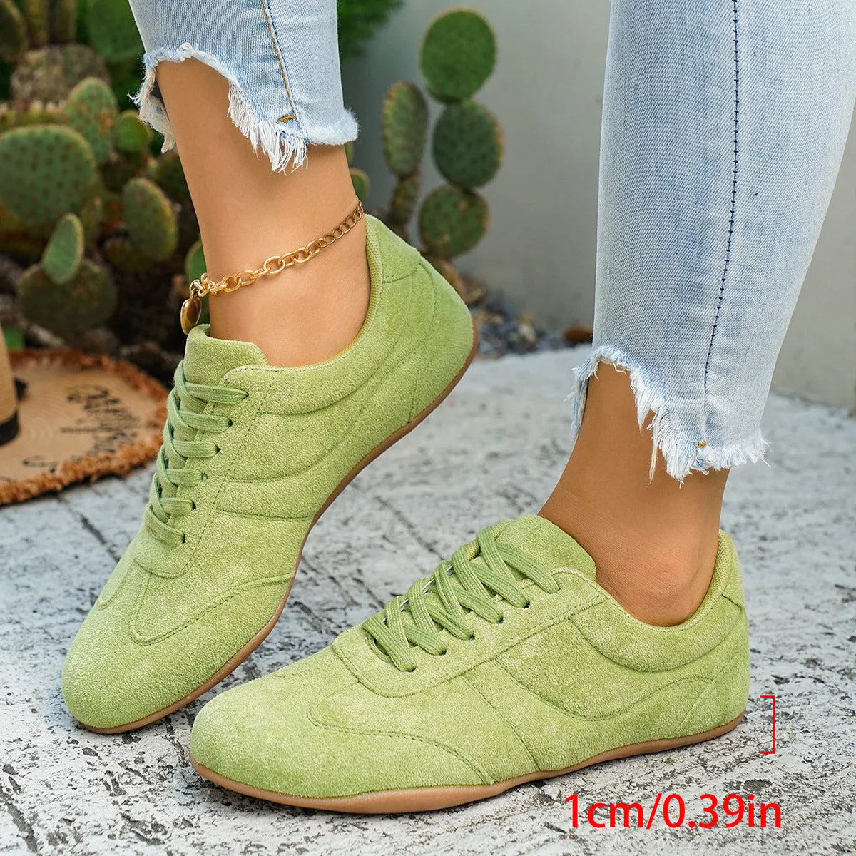 Tênis Feminino Casual Confortável Antiderrapante Durável Solado Plano