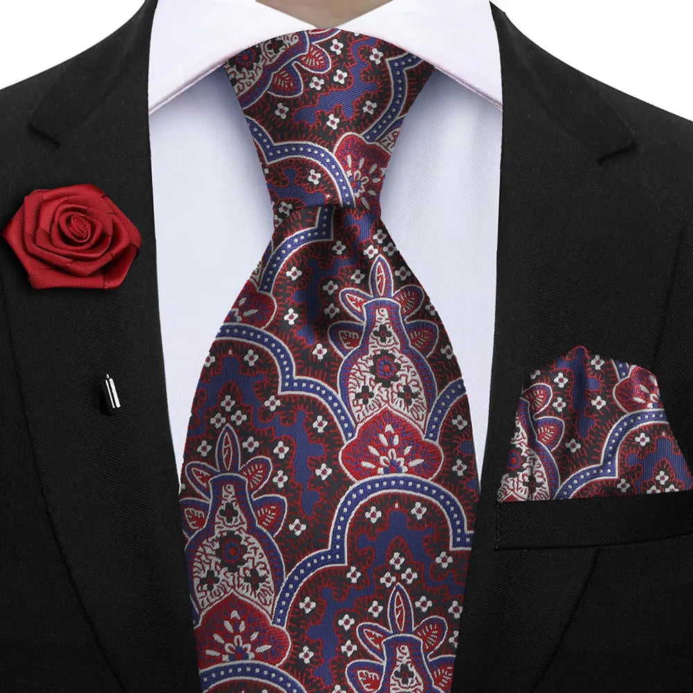 Gravata Masculina Floral