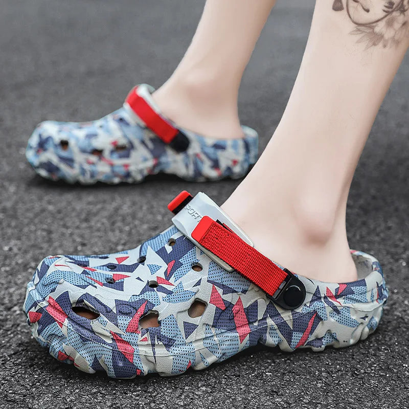 Sandália Masculina Nômade Clog Camuflado