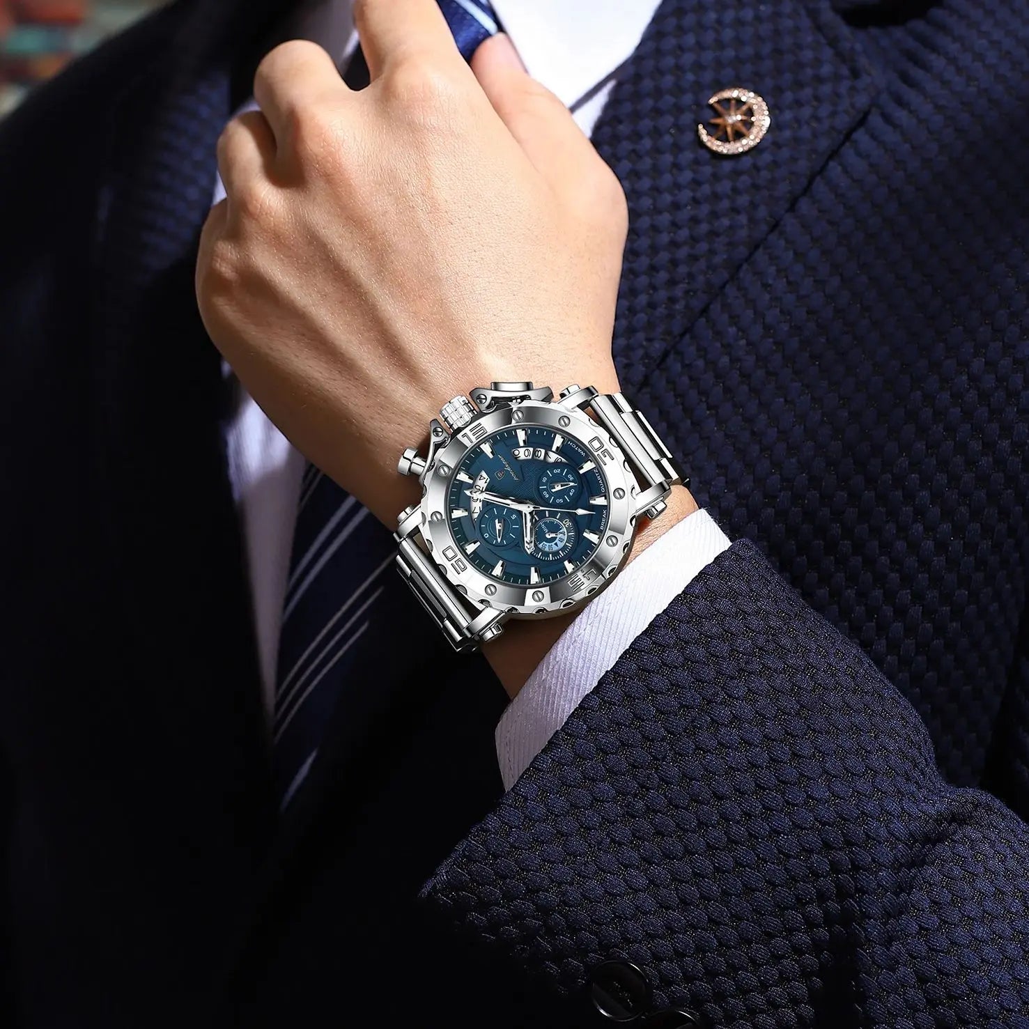 Relógio Masculino Esportivo Halo Chrono