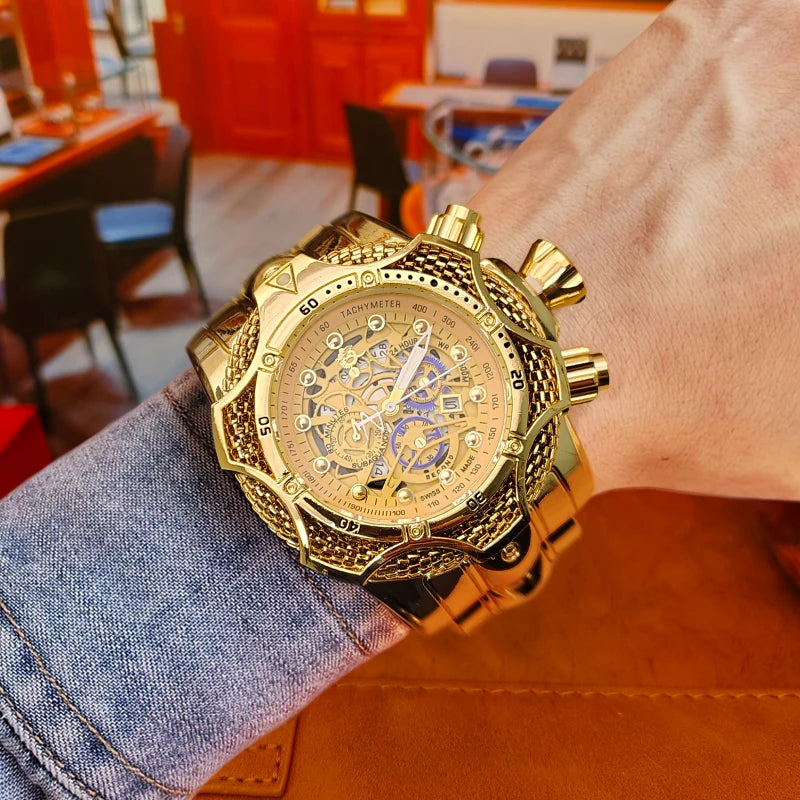 Relógio Masculino Militar Quartzo StyleLuxury