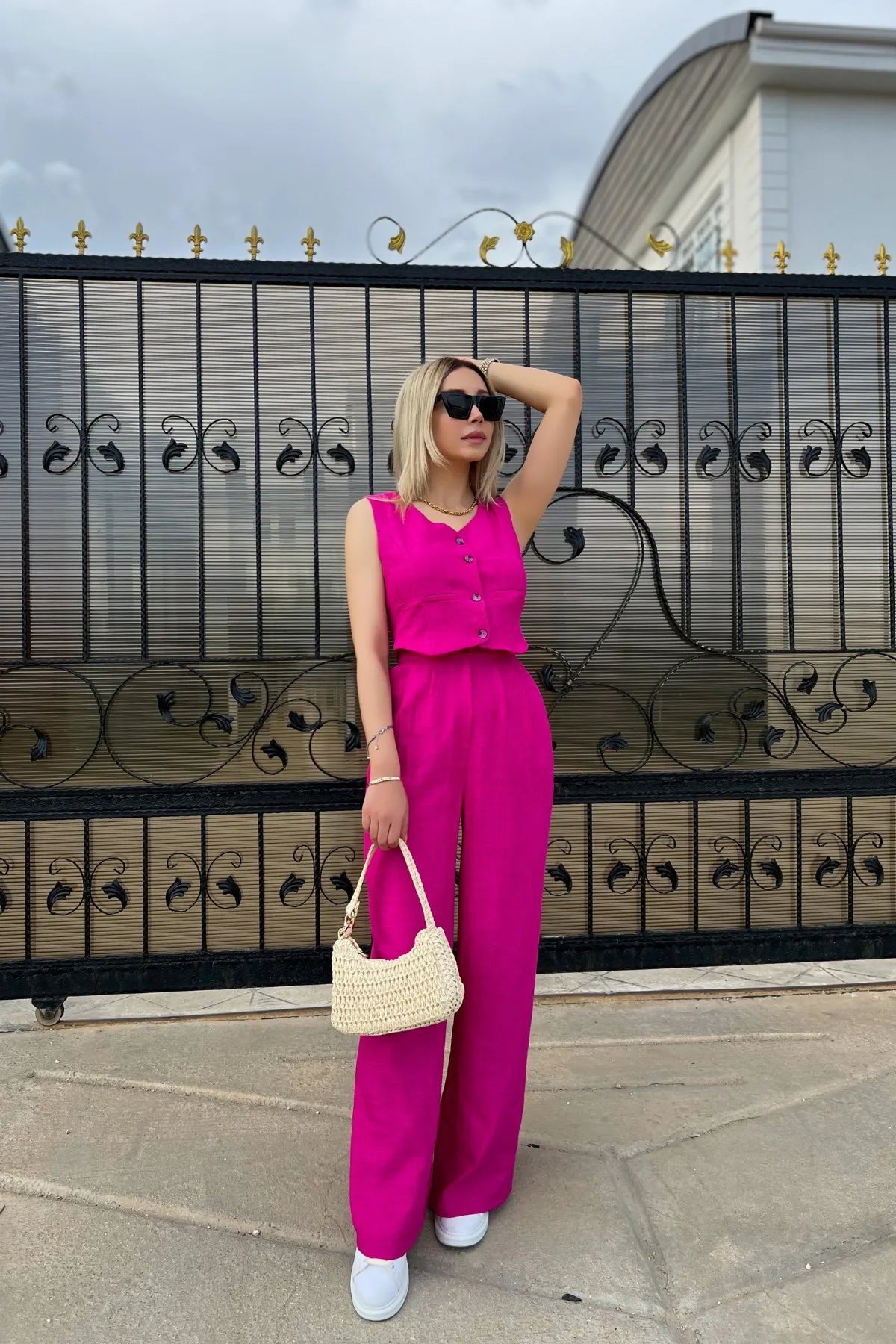 Conjunto Feminino Calça e Blusa Marise