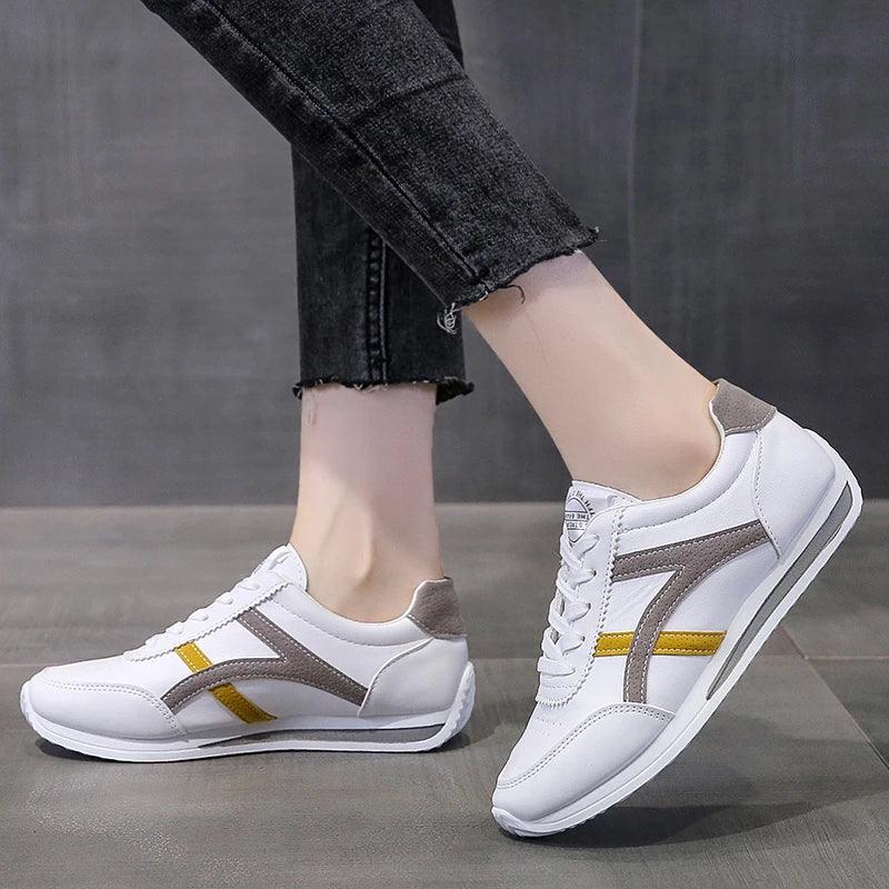 Tênis Masculino Casual de Couro PU